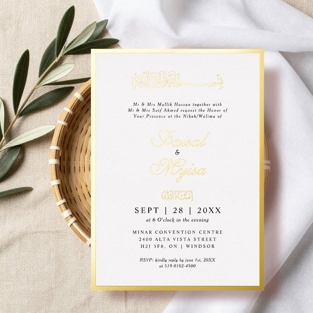Modern and Simple Frame Islamic wedding (Creator Uploaded)