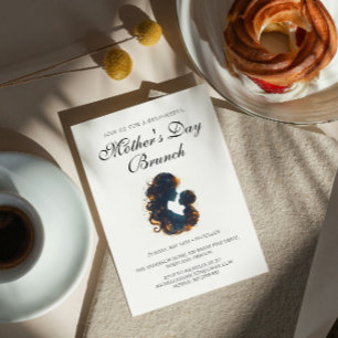 Modern and Simple Mother's Day Brunch Invitation