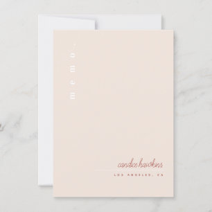 Modern and Simple Personal Stationery Invitation