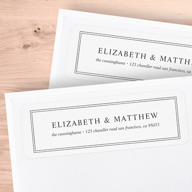 Modern and Simple Return Address Label (Creator Uploaded)