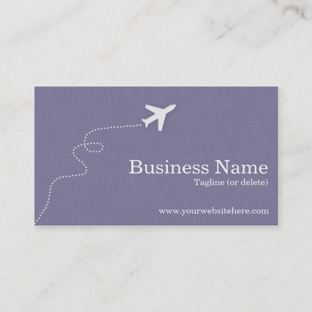 Modern and Simple Travel Business Cards (Front)