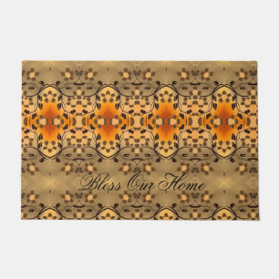 Modern And Stunning Floral Door Mat