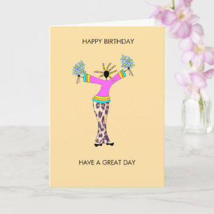Modern and Trendy Happy Birthday Card