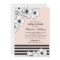 Modern Anemone Sketch Blush Wedding Shower