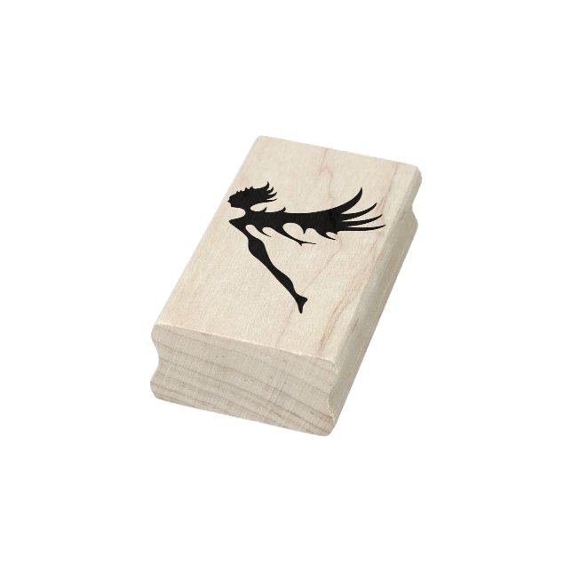 modern angel art stamp (Stamp)