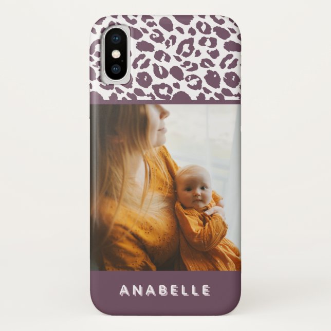 Modern animal leopard print photograph Case-Mate iPhone case (Back)