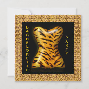 MODERN ANIMAL PRINT BACHELORETTE PARTY INVITATION