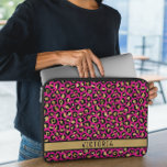 Modern Animal print Laptop Sleeve<br><div class="desc">The Modern Animal print laptop sleeve combines sleek design with personalised elegance. Featuring an animal print background cut with rectangular space for personalisation purposes, this case is accented with a luxury but wild breeze and space for your name, making it uniquely yours. Constructed with durable materials to provide excellent protection...</div>