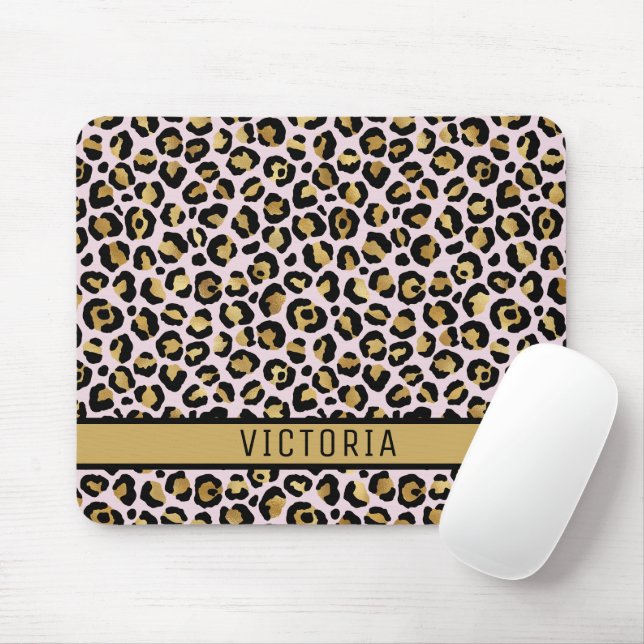 Modern Animal print Mouse Pad (With Mouse)