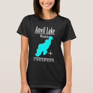 Modern Anvil Lake - Wisconsin T-Shirt