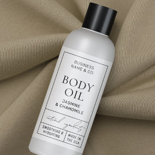 Modern Apothecary 4 OZ 120ml Cosmetic Bottle Label