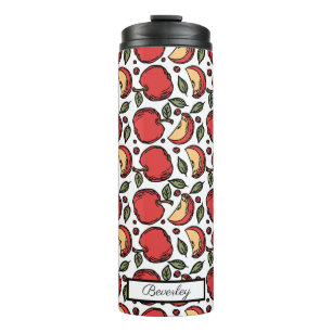 Modern Apple Pattern  Thermal Tumbler