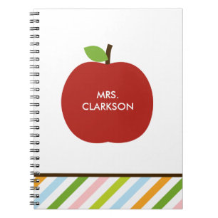 Modern Apple Personalised Notebook