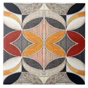 Modern Arc Fusion Ceramic Tile