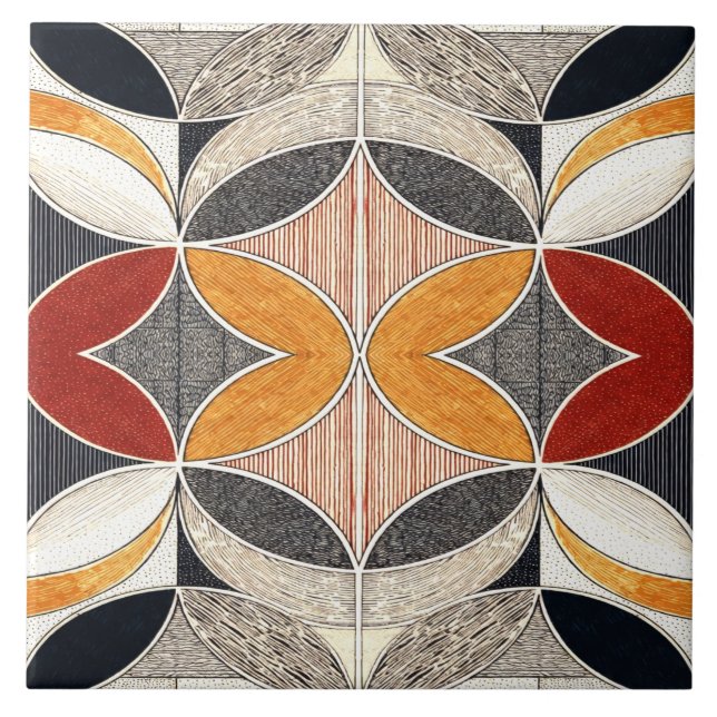 Modern Arc Fusion Ceramic Tile (Front)