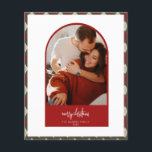 Modern Arch Christmas Card<br><div class="desc">Create a lasting impression this season with a unique holiday card. This simple,  Christmas tree card template features a clean,  modern design. Customise it with your information and make it uniquely yours!</div>