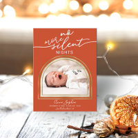 Modern Arch Frame Birth Announcement