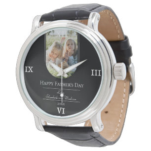 Modern Arch Photo Father's Day Black Watch