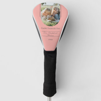 Modern Arch Photo Father's Day | Coral Golf Head Cover