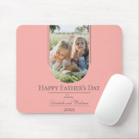 Modern Arch Photo Father's Day | Coral