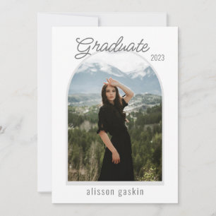 Modern Arch Photo grad announcement