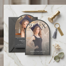 Modern Arch Photo Minimalist Graduation | PhotoPop