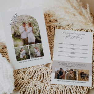 Modern Arch Photo Photography Gift Certificate