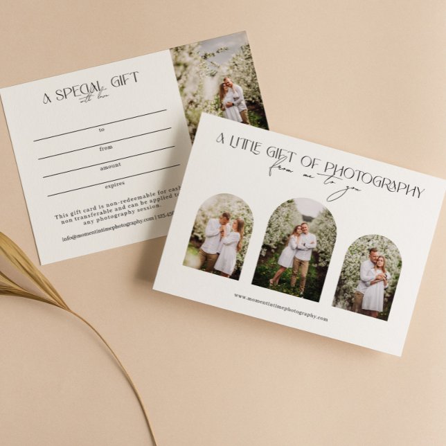 Modern Arch Photos Photography Gift Certificate (Creator Uploaded)