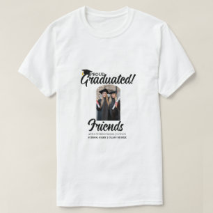 Modern arch Proud Friends graduate  Graduation T-Shirt