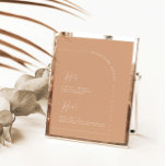 Modern Arch Rust Calligraphy Signature Drinks Menu<br><div class="desc">Designed to coordinate with for the «Arches Minimalist» Wedding Invitation Collection. To change details,  click «Details». To move the text or change the size,  font,  or colour,  click «Edit using Design Tool». View the collection link on this page to see all of the matching items in this beautiful design.</div>