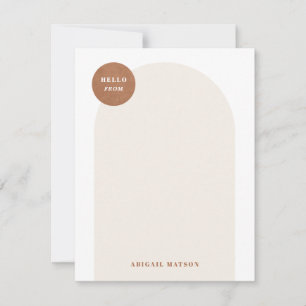 Modern Arch Stationery