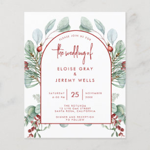 Modern Arch Wedding Invitation