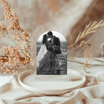 Modern Arched Photo Wedding Acrylic Invitations<br><div class="desc">Modern Arched Photo Wedding Acrylic Invitations</div>