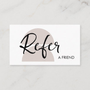 Modern Arches Refer a Friend Referral Card