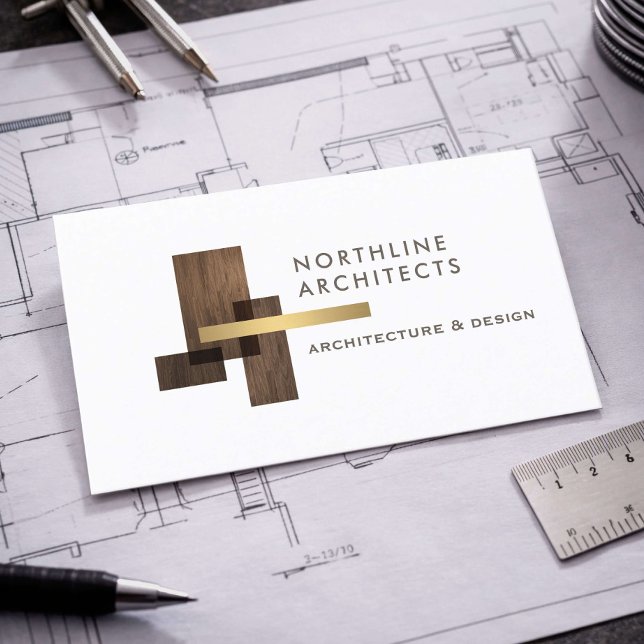 Modern Architect Firm Logo Business Card (Creator Uploaded)