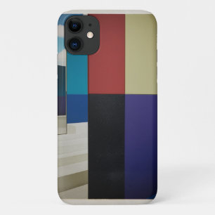 Modern Architectural Color-Block Abstract Apple iPhone 11 Case
