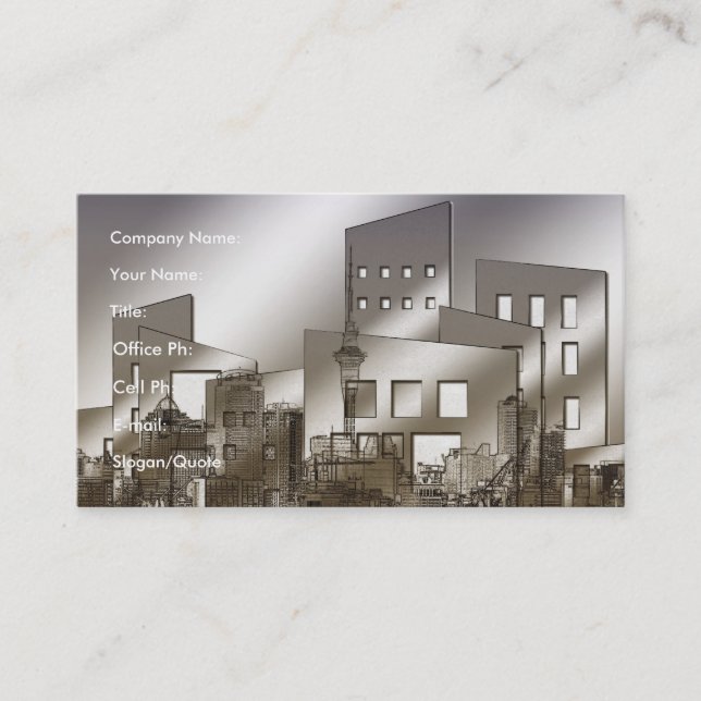 Modern Architecture Business Card (Front)