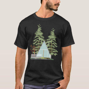 Modern Architecture Cabin In The Woods T-Shirt