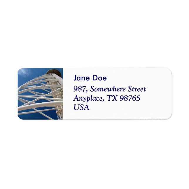 Modern Architecture Return Address Label (Front)