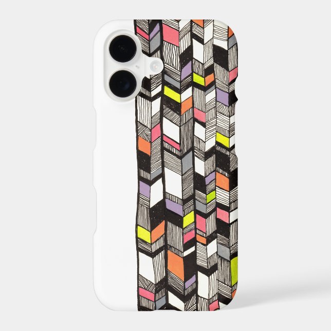 Modern Arrows Ink Pattern Abstract Tribal (Back)