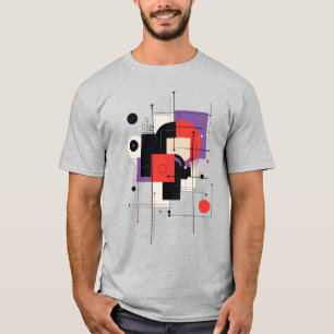 Modern Art Abstract Geometric Shapes T-Shirt