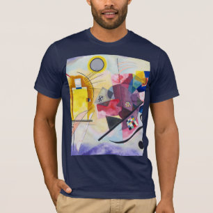 Modern Art Abstract Kandinsky Yellow Red Blue T-Shirt