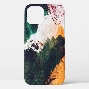 Modern art, abstract painting. Fine art abstract p iPhone 12 Case