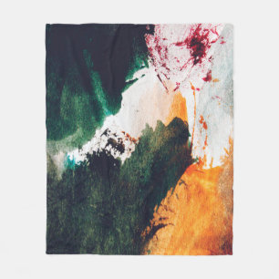 Modern art, abstract painting. Fine art abstract p Fleece Blanket