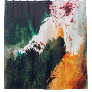 Modern art, abstract painting. Fine art abstract p Shower Curtain