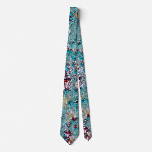 Modern Art Acid Paisley Neck Tie