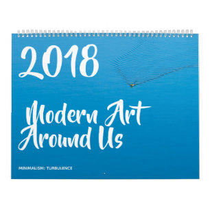 Modern Art Around Us funny customisable Calendar