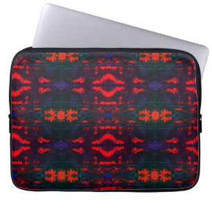 Modern art colourful abstract images laptop sleeve