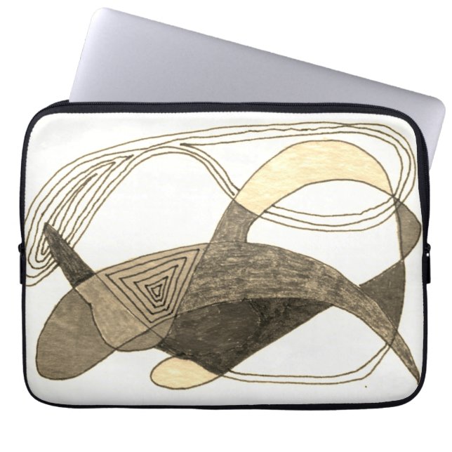 Modern art colourful abstract images               laptop sleeve (Front)