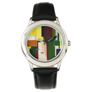 Modern Art Custom Stainless Steel Watch
